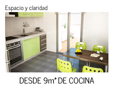 Desde 9m de cocina